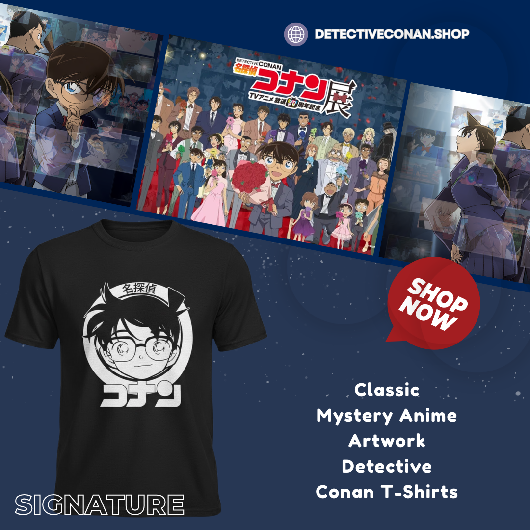 Classic Mystery Anime Artwork NTAN2901 Detective Conan T-Shirts